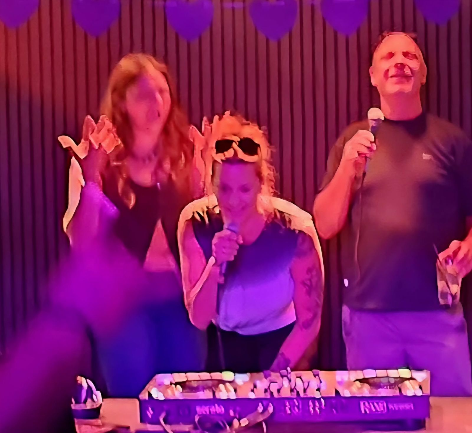 Karaoke night at The Pink Elephant