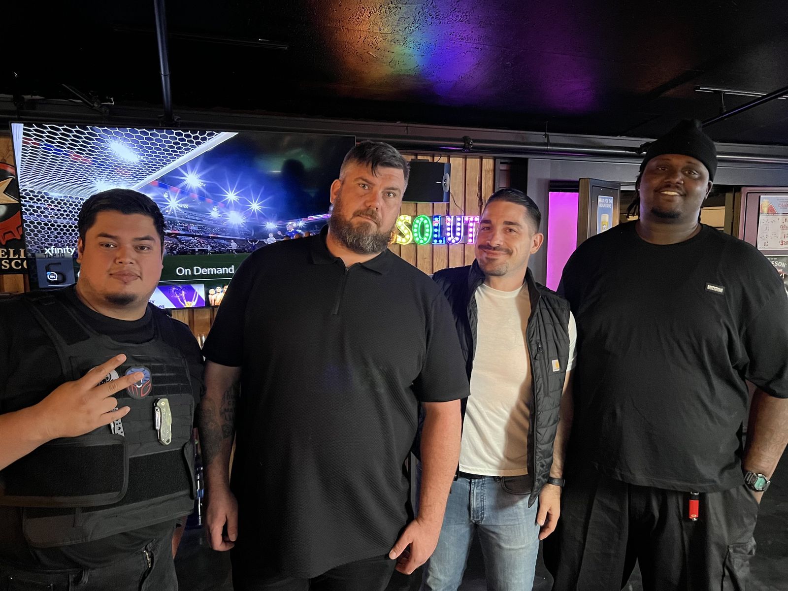 The security team on a show night